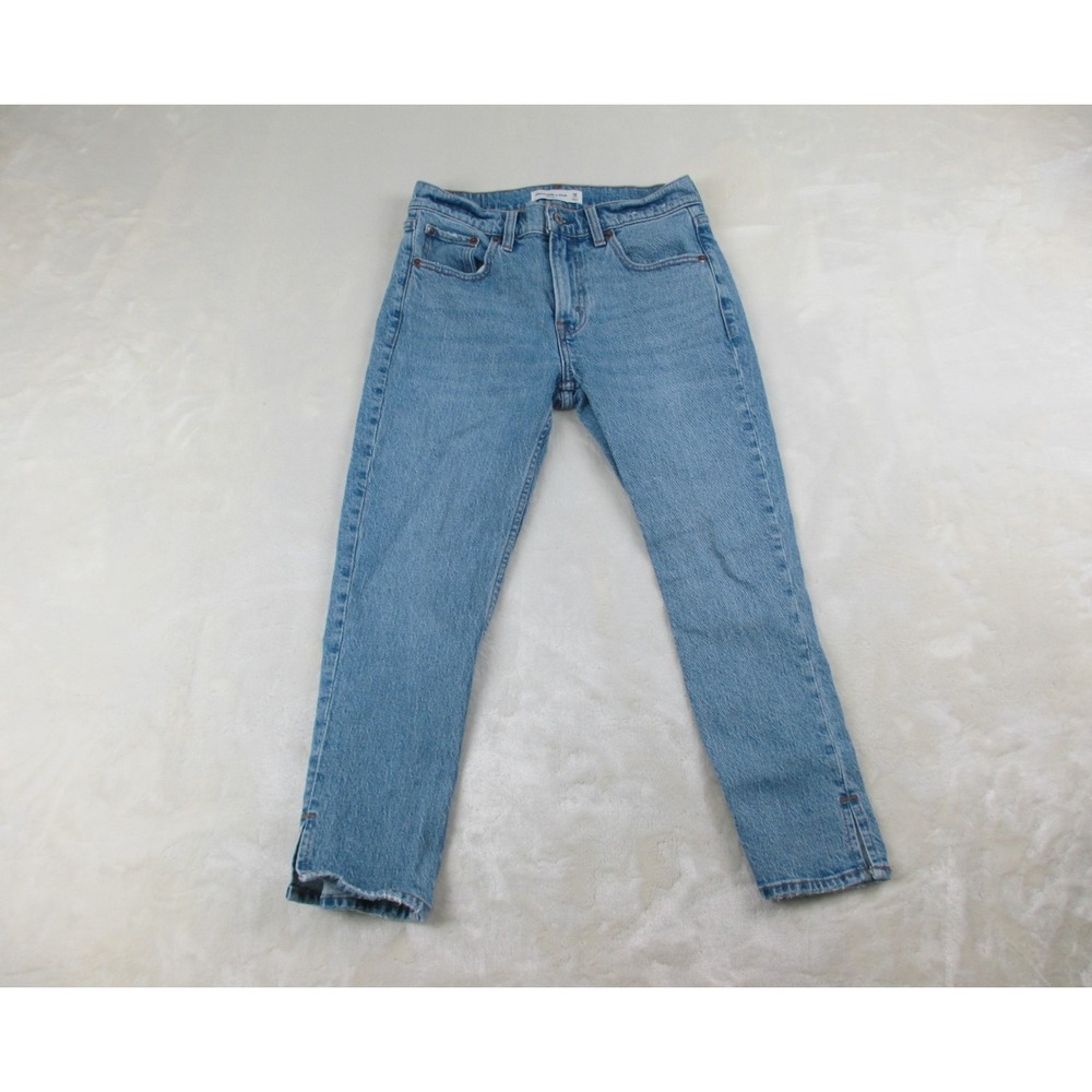 Abercrombie & Fitch Pants‎ Womens 26 Long Blue Jeans Denim Mid Rise